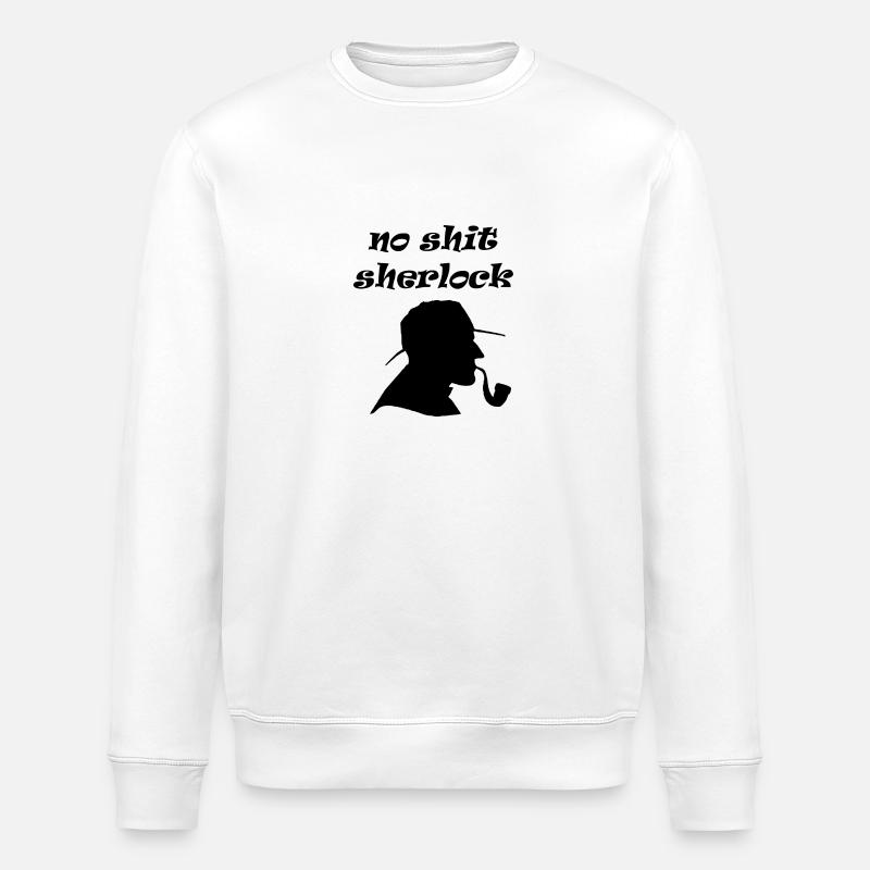 Sherlock - Stanley/Stella Unisex Bio-Sweatshirt ROLLER - Weiß