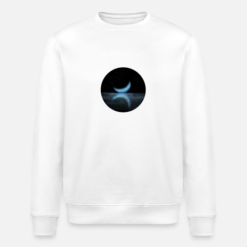 Mond - Stanley/Stella Unisex Bio-Sweatshirt ROLLER - Weiß