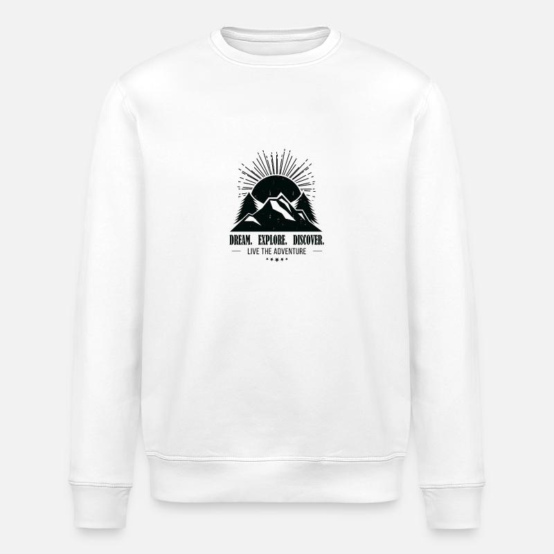 Mountain - Stanley/Stella Unisex Bio-Sweatshirt ROLLER - Weiß