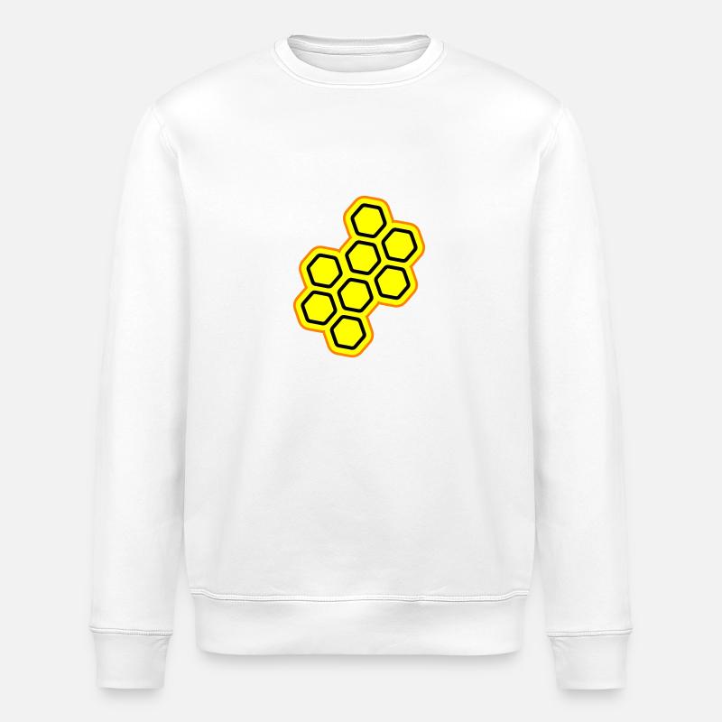 Imker symbol - Stanley/Stella Unisex Bio-Sweatshirt ROLLER - Weiß