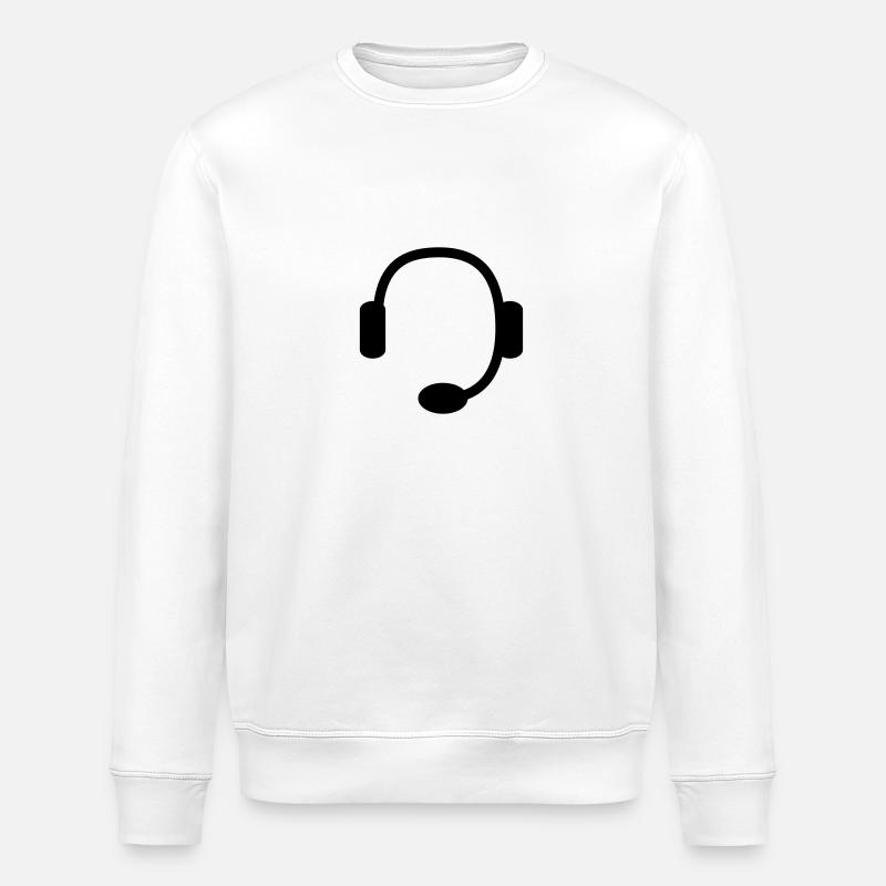 headset - Sweat bio ROLLER Stanley/Stella Unisexe - blanc