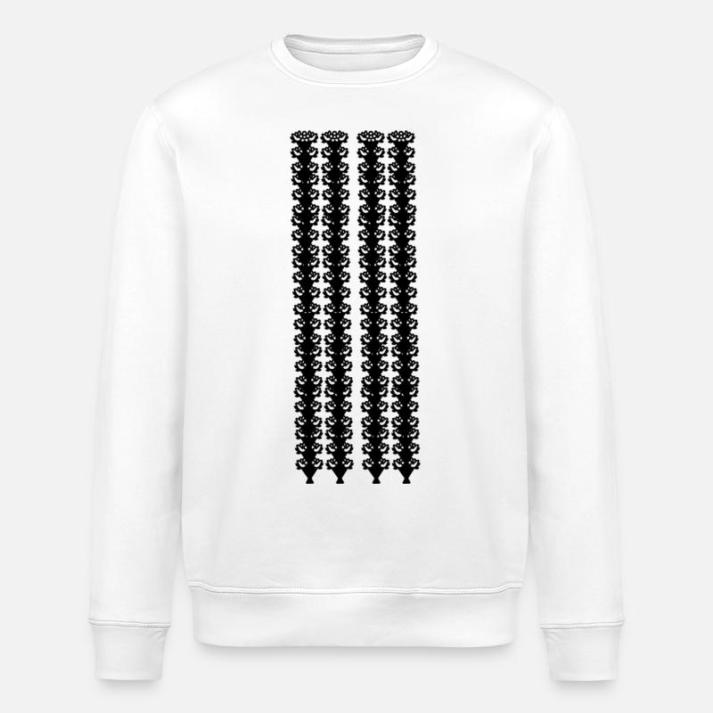 Blumen - Stanley/Stella Unisex Bio-Sweatshirt ROLLER - Weiß