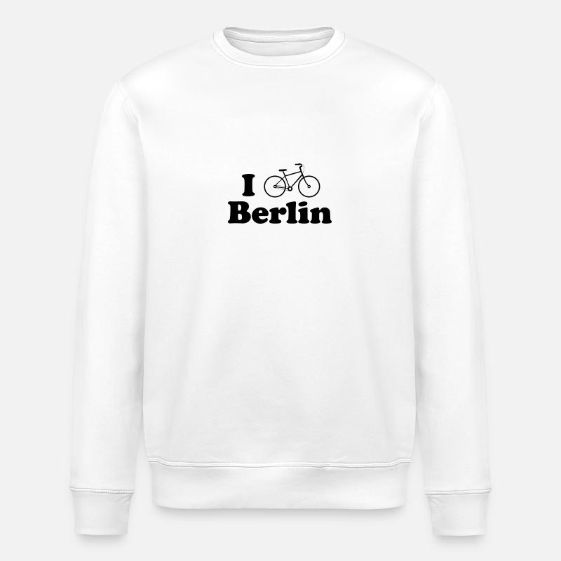 vélo berlin - Sweat bio ROLLER Stanley/Stella Unisexe - blanc