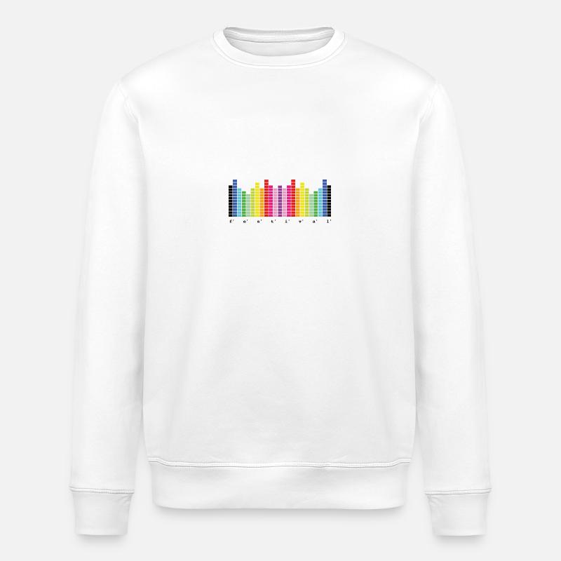 Festival - Festivalsommer - Stanley/Stella Unisex Bio-Sweatshirt ROLLER - Weiß