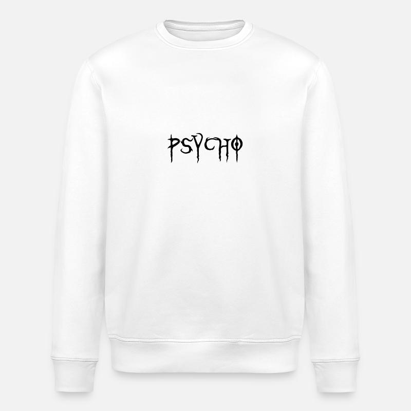 psycho 2 - Stanley/Stella Unisex Bio-Sweatshirt ROLLER - Weiß