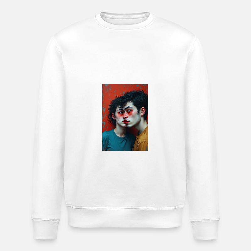 From the same blood - Stanley/Stella ROLLER Unisex Organic Sweatshirt - white