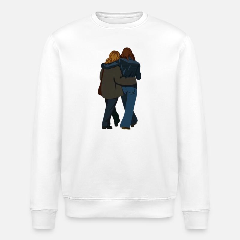 Amitié - Sweat bio ROLLER Stanley/Stella Unisexe - blanc