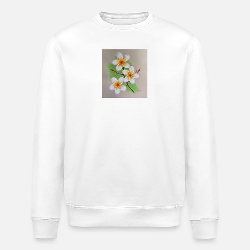 Blume - Stanley/Stella Unisex Bio-Sweatshirt ROLLER - Weiß