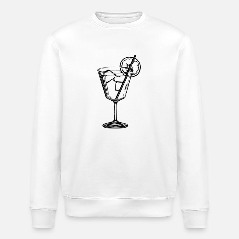Limonade Drink Symbol - Stanley/Stella Unisex Bio-Sweatshirt ROLLER - Weiß