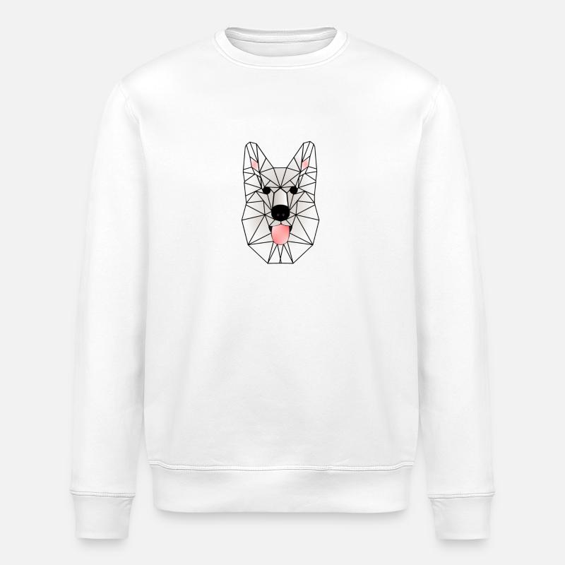 Wild White Wolf - Stanley/Stella Unisex Bio-Sweatshirt ROLLER - Weiß