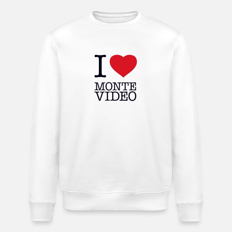 J’ADORE MONTEVIDEO Uruguay - Sweat bio ROLLER Stanley/Stella Unisexe - blanc