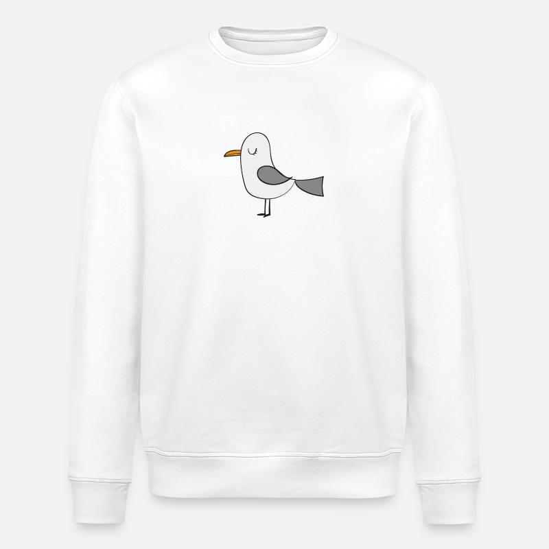 mouette - Sweat bio ROLLER Stanley/Stella Unisexe - blanc