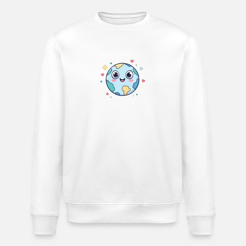 Erde - Stanley/Stella Unisex Bio-Sweatshirt ROLLER - Weiß