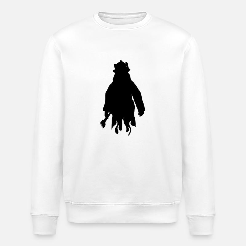 Feuerwehr Feuerwehrmann - Stanley/Stella Unisex Bio-Sweatshirt ROLLER - Weiß