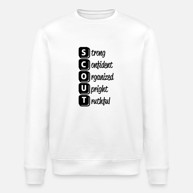 Scout - Stanley/Stella Unisex Bio-Sweatshirt ROLLER - Weiß