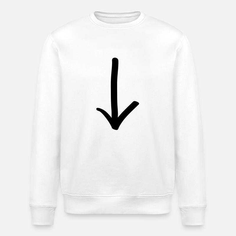 arrow_1c - Stanley/Stella Unisex Bio-Sweatshirt ROLLER - Weiß