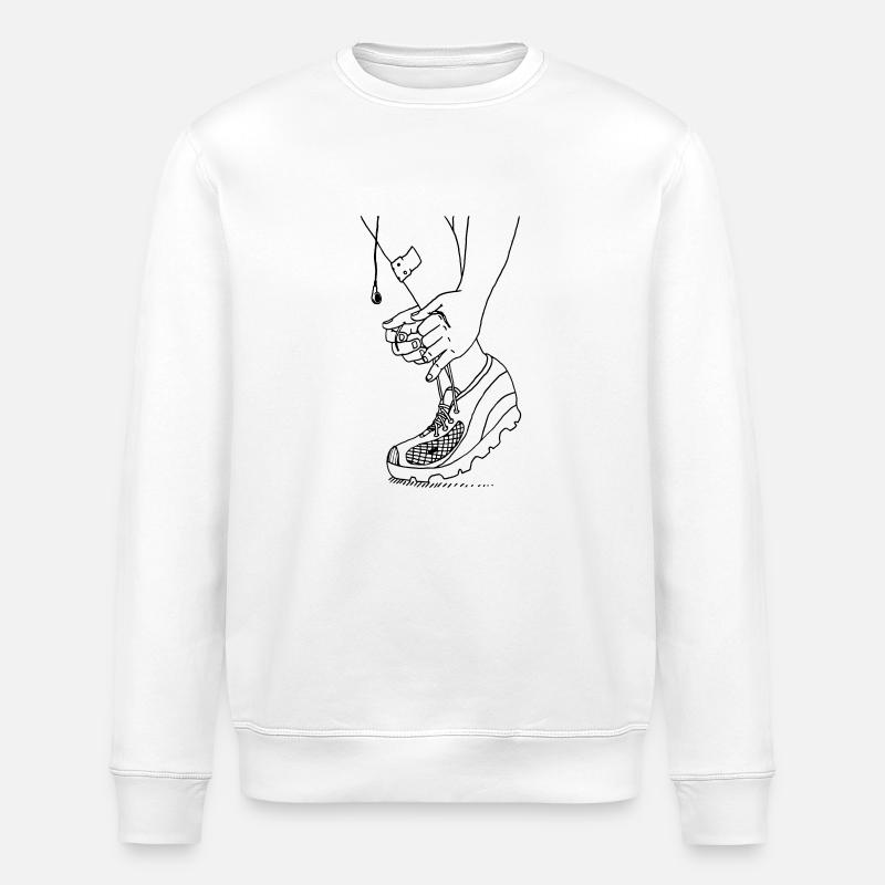 Time to run - Stanley/Stella Unisex Bio-Sweatshirt ROLLER - Weiß