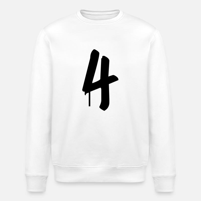 Graffiti : 4 - Stanley/Stella ROLLER Unisex Organic Sweatshirt - white