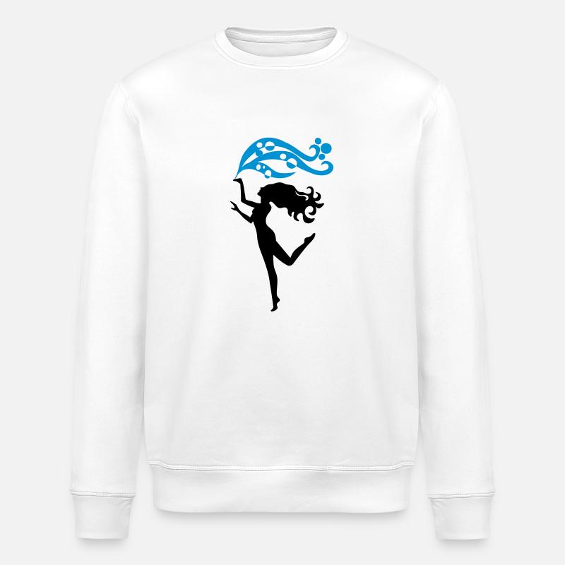 Sublima - Tänzerin - Stanley/Stella Unisex Bio-Sweatshirt ROLLER - Weiß