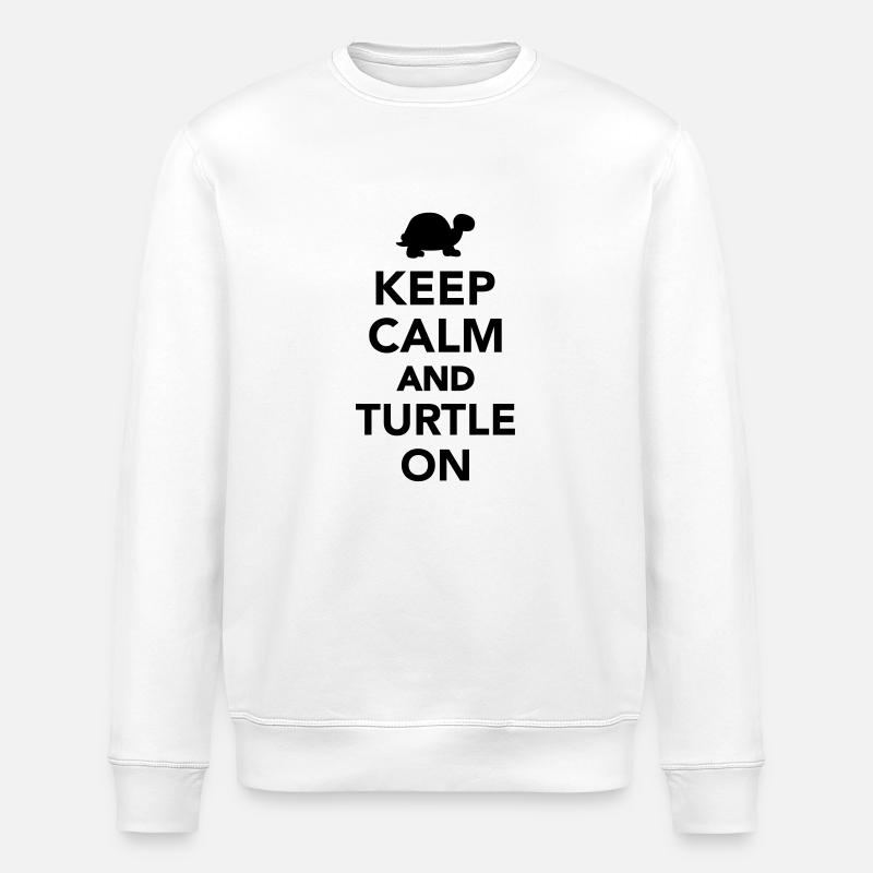 Schildkröte - Stanley/Stella Unisex Bio-Sweatshirt ROLLER - Weiß