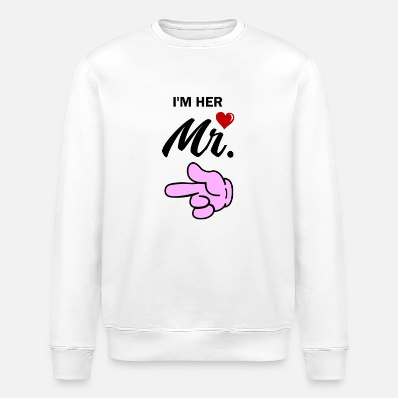 Dans mon mr - Sweat bio ROLLER Stanley/Stella Unisexe - blanc