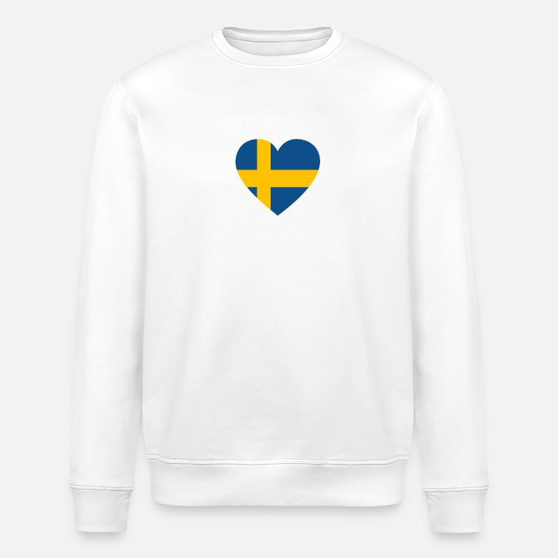 Love Amour cadeau SUÈDE sweden - Sweat bio ROLLER Stanley/Stella Unisexe - blanc