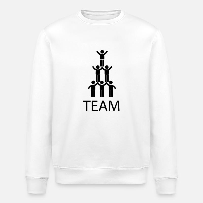 team - Stanley/Stella Unisex Bio-Sweatshirt ROLLER - Weiß