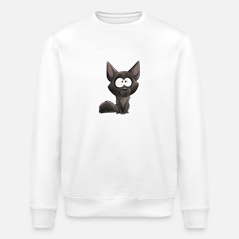 Kelpie - Stanley/Stella Unisex Bio-Sweatshirt ROLLER - Weiß