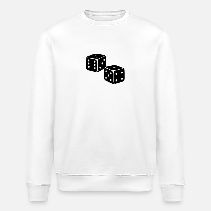 cube - Stanley/Stella ROLLER Unisex Organic Sweatshirt - white