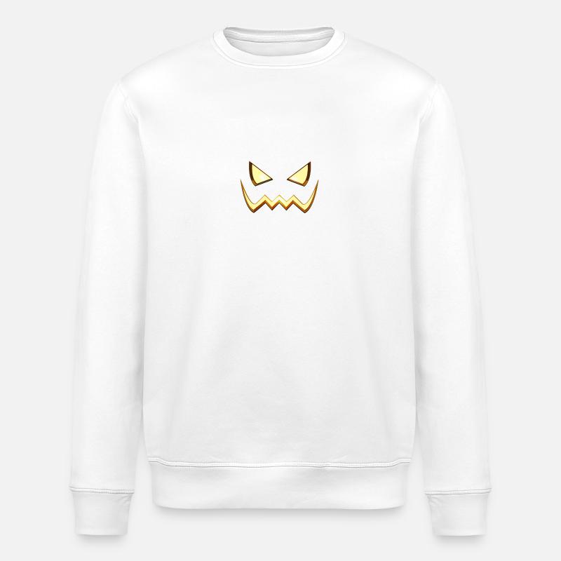 Sourire Halloween Horror - Sweat bio ROLLER Stanley/Stella Unisexe - blanc