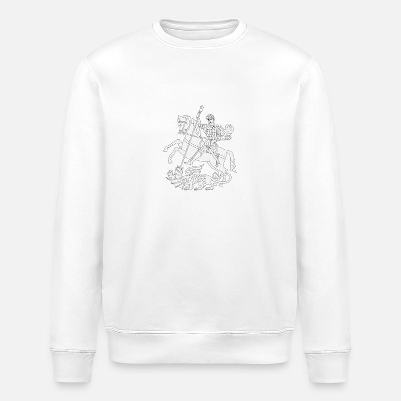 chevalier - Sweat bio ROLLER Stanley/Stella Unisexe - blanc