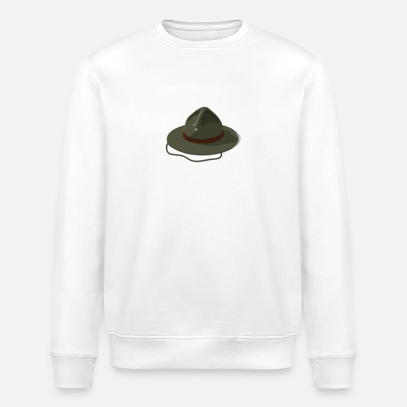 Scout Hut - Stanley/Stella Unisex Bio-Sweatshirt ROLLER - Weiß