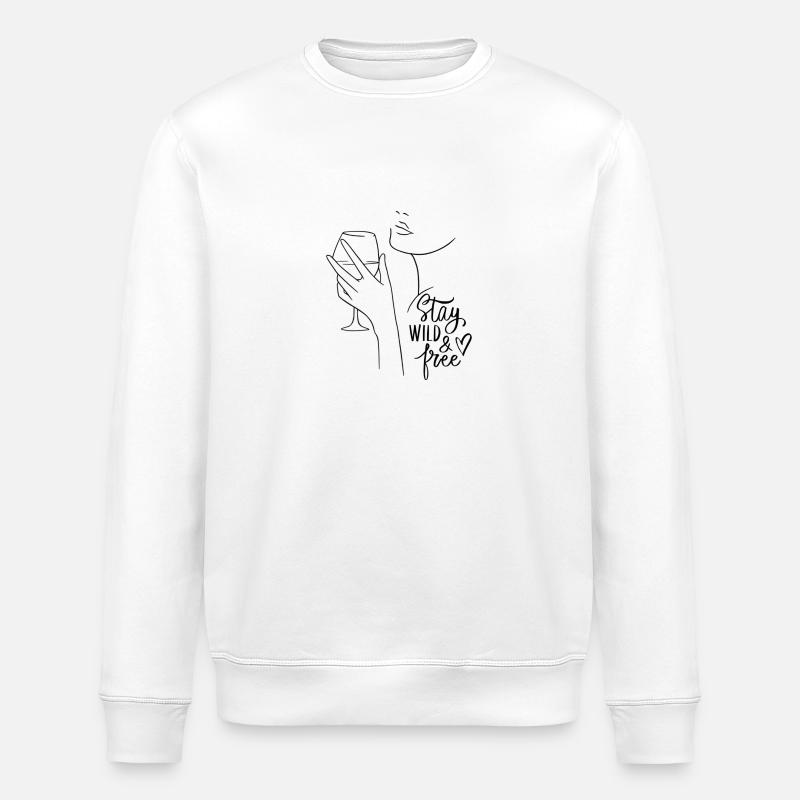 L’amour du vin - Sweat bio ROLLER Stanley/Stella Unisexe - blanc