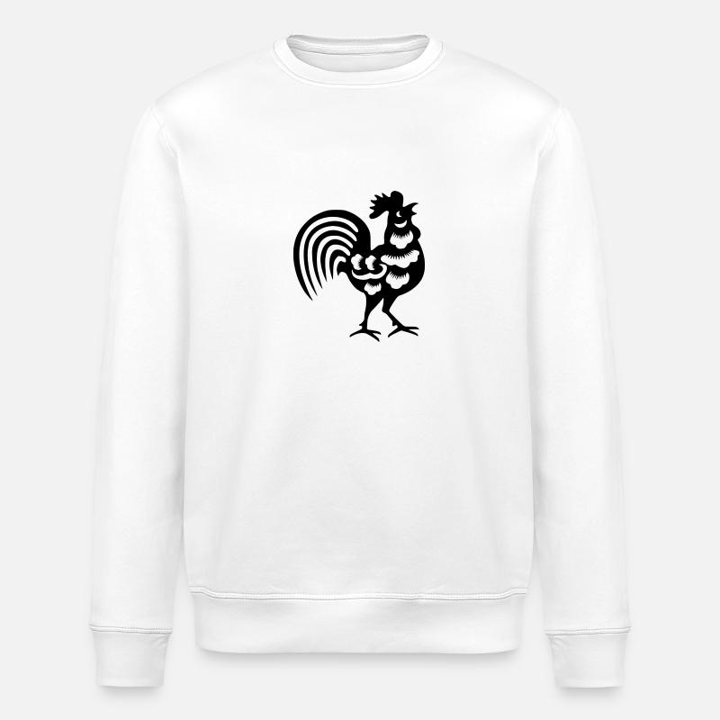 Hahn - Stanley/Stella Unisex Bio-Sweatshirt ROLLER - Weiß