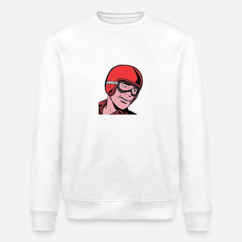 Fahrer - Stanley/Stella Unisex Bio-Sweatshirt ROLLER - Weiß