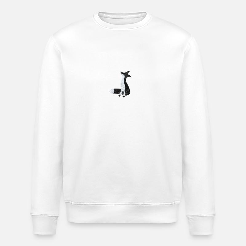 renard - Sweat bio ROLLER Stanley/Stella Unisexe - blanc