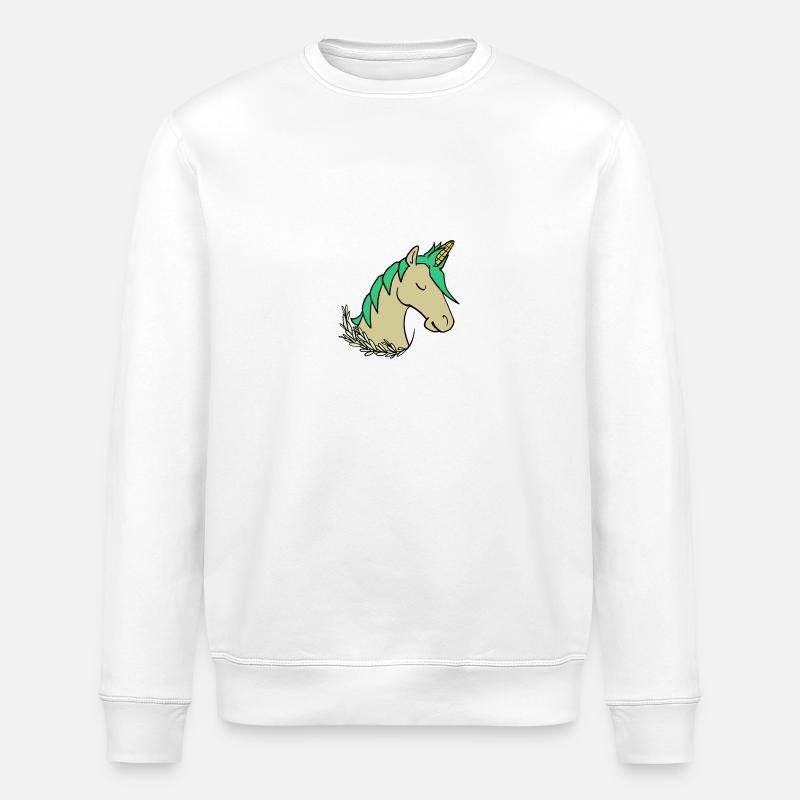 Uni-Corn - Sweat bio ROLLER Stanley/Stella Unisexe - blanc