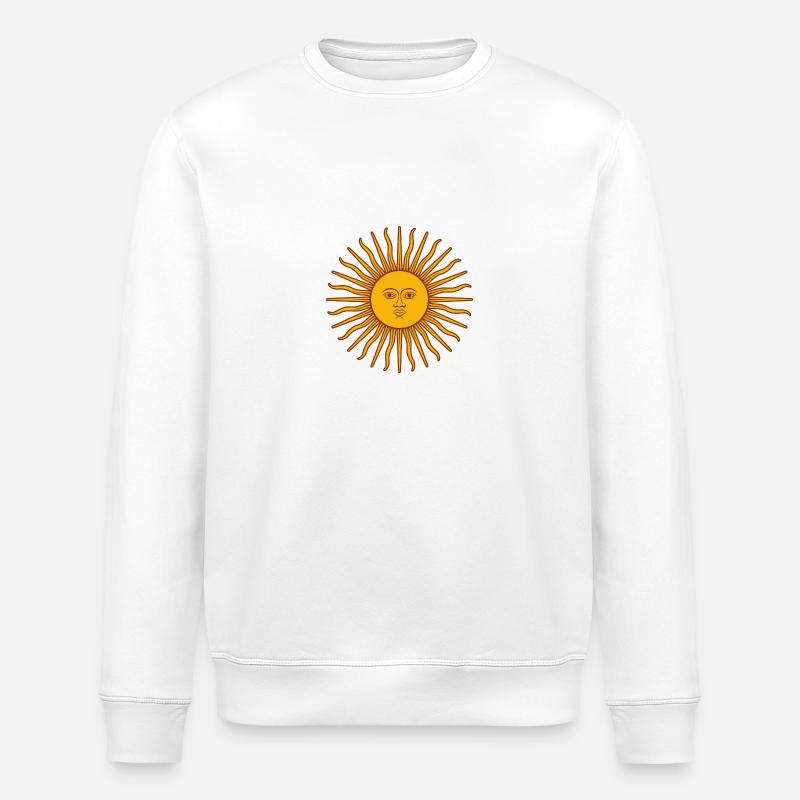 Strahlende Sonne - Stanley/Stella Unisex Bio-Sweatshirt ROLLER - Weiß