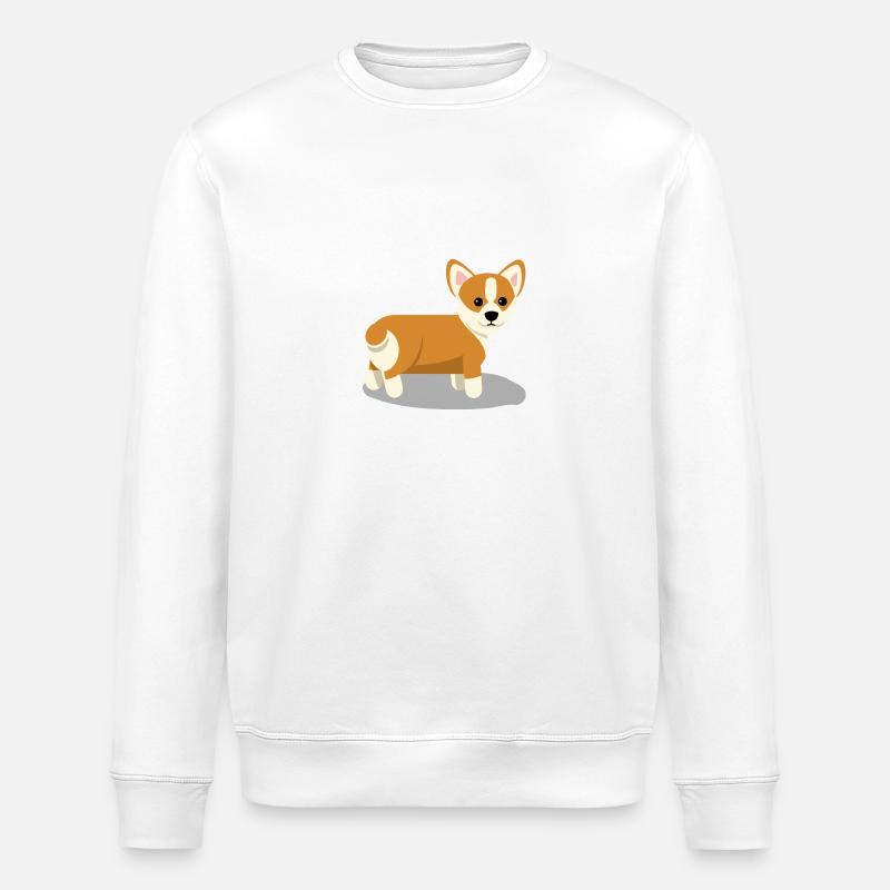 Corgi - Sweat bio ROLLER Stanley/Stella Unisexe - blanc