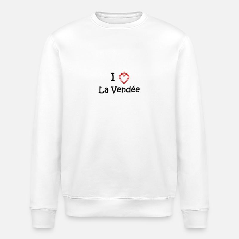 i love la vendee - Sweat bio ROLLER Stanley/Stella Unisexe - blanc