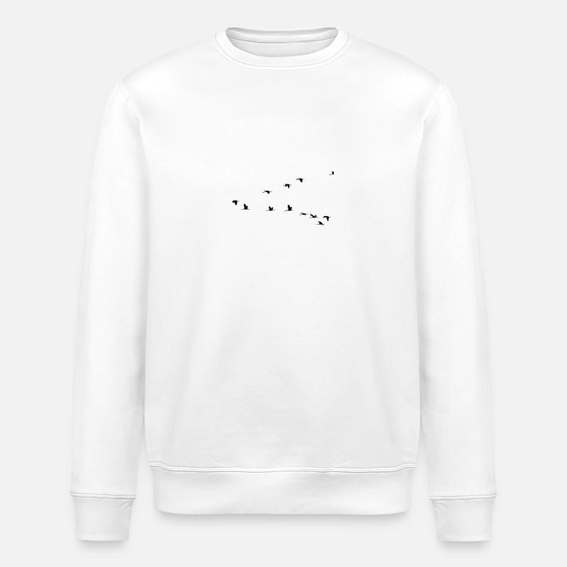 bir D142 - Sweat bio ROLLER Stanley/Stella Unisexe - blanc