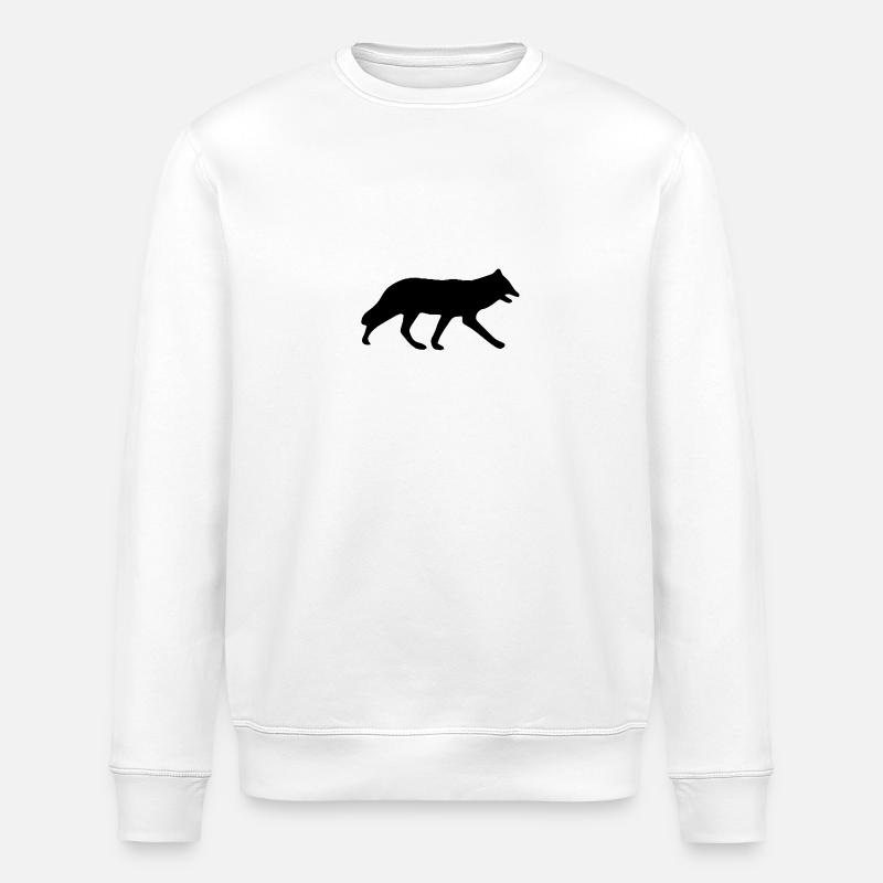 arctic fox fox11 - Stanley/Stella ROLLER Unisex Organic Sweatshirt - white