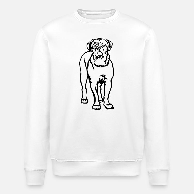 Bordeauxdogge - Stanley/Stella Unisex Bio-Sweatshirt ROLLER - Weiß