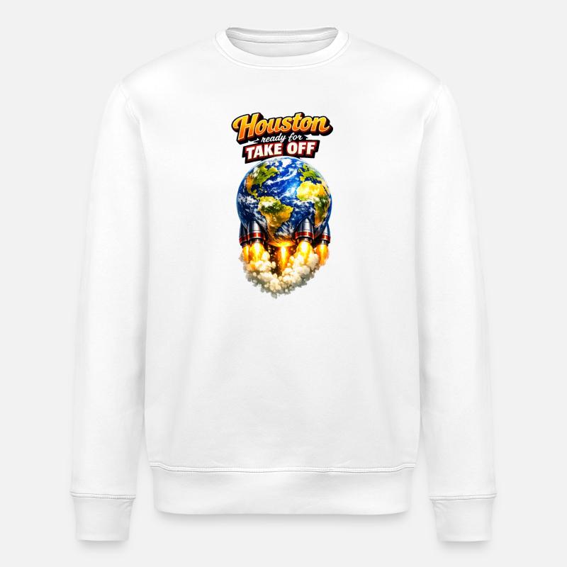 Houston-Start: World Missiles - Stanley/Stella Unisex Bio-Sweatshirt ROLLER - Weiß