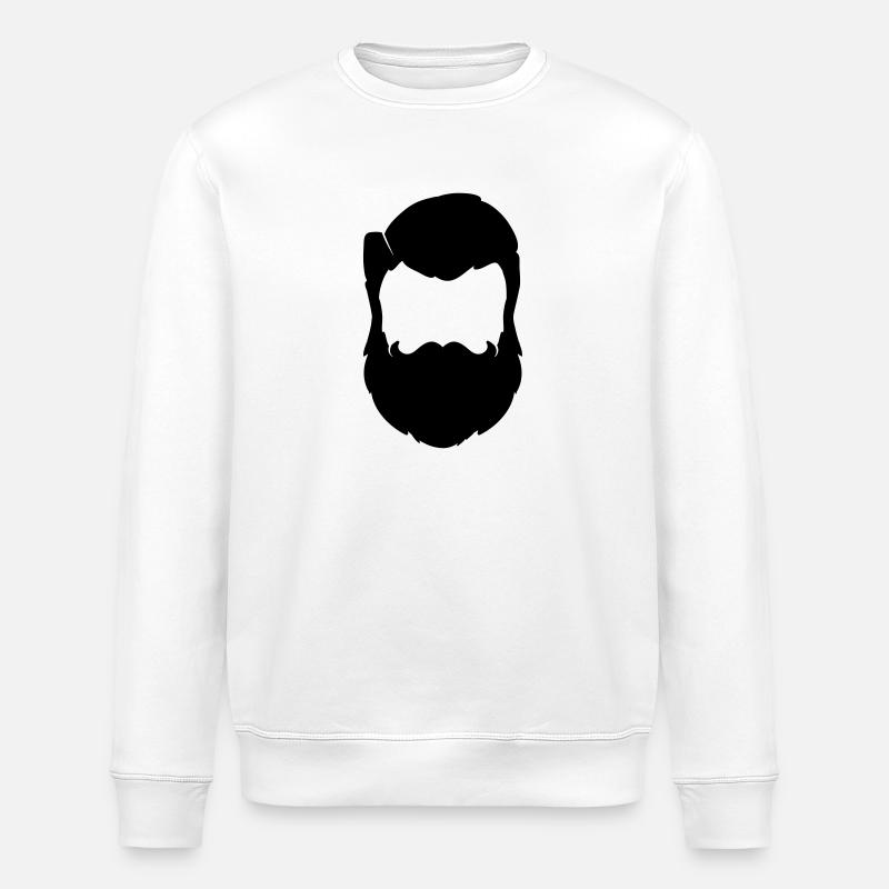 Beard - Stanley/Stella ROLLER Unisex Organic Sweatshirt - white