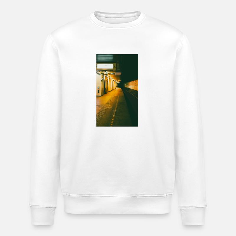 Bahnhof - Stanley/Stella Unisex Bio-Sweatshirt ROLLER - Weiß