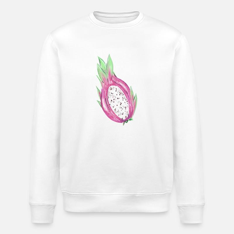 Fruit du dragon - Sweat bio ROLLER Stanley/Stella Unisexe - blanc