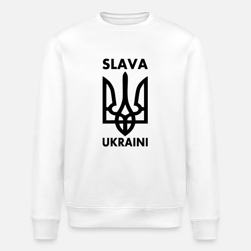Ukraine - Sweat bio ROLLER Stanley/Stella Unisexe - blanc
