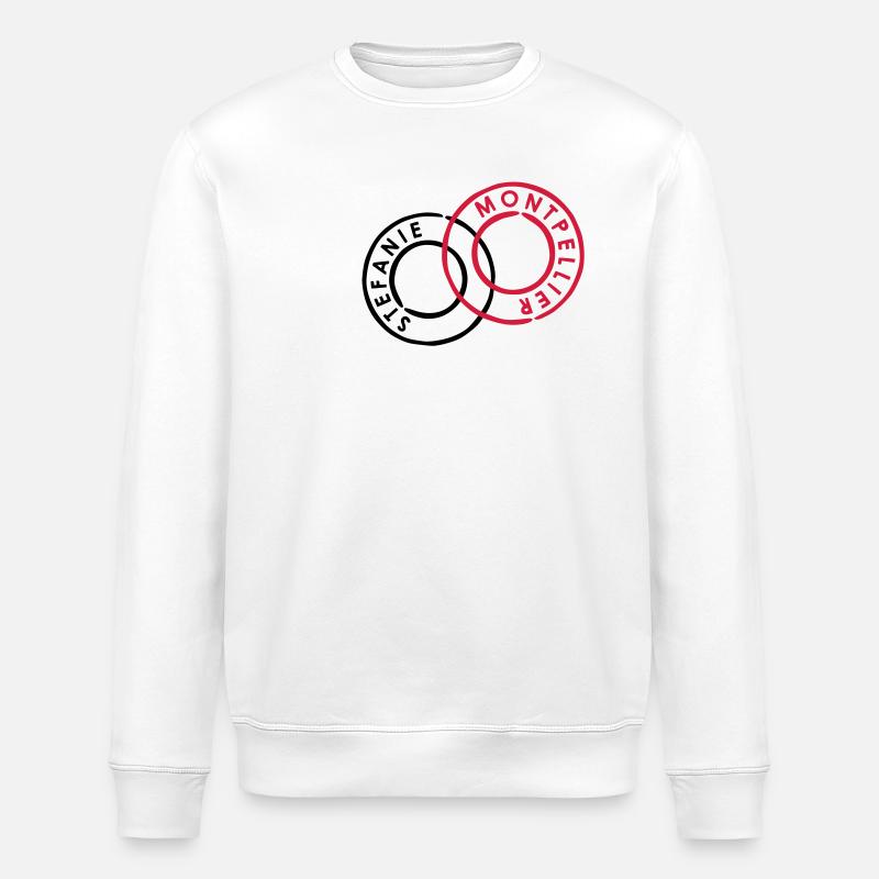 Stefanie - Stanley/Stella Unisex Bio-Sweatshirt ROLLER - Weiß