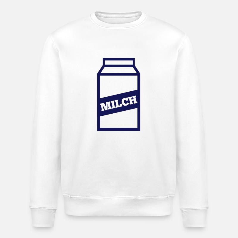 Milch - Stanley/Stella Unisex Bio-Sweatshirt ROLLER - Weiß